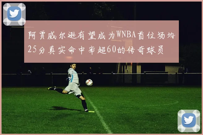 阿贾威尔逊有望成为WNBA首位场均25分真实命中率超60的传奇球员